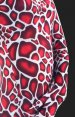 Texteure douce! rouge surréalisme élasthanne lycra combinaison intégrale unisexe déguisement seconde peau