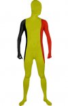 Drapeau de la Belgique morph suit seconde peau