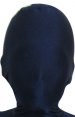 Cagoule bleu marine spandex lycra masque seconde peau