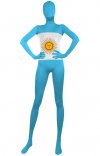 Drapeau de l'Argentine élasthanne lycra tenue seconde peau