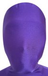 Bleu violet zentai masque spandex lycra
