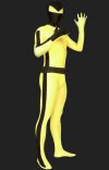 Bruce Lee Noir Jaune combi intégrale unisexe déguisement seconde peau