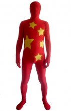 Drapeau de la chine zentai déguisement  Drapeau de la chine zentai déguisement