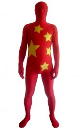 Drapeau de la chine zentai déguisement