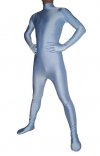Bleu pale spandex lycra catsuit (Sans la cagoule ni des gants)