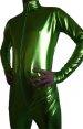 Vert clair brillant effet métallique catsuit (Sans la cagoule ni les gants)
