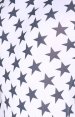 Costume seconde peau blanc lycra spandex zentai motif des étoiles