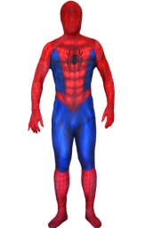 Motif 3d Spiderman spandex lycra costume seconde peau