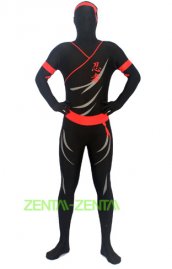 Ninja déguisement seconde peau imprimé ninja combinaison intégrale zentai