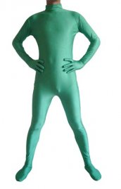 Vert spandex lycra catsuit (Sans la cagoule ni des gants)