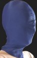 Bleu marine seconde peau morph body suit cagoule