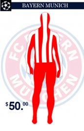 Combi intégrale l'équipe du Bayern Munich zentai