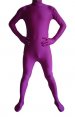 Purple spandex lycra catsuit (Sans la cagoule ni des gants)
