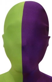 Divisé seconde peau masque Spring vert purple
