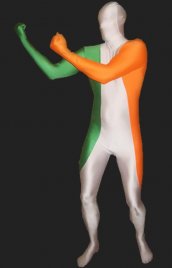 Mr.Irlande élasthanne lycra unisexe déguisement seconde peau