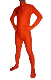 Rouge spandex lycra catsuit (Sans la cagoule ni des gants)