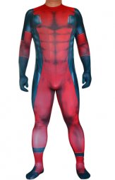 Deadpool sans cagoule motif 3d muscle impression costume seconde peau
