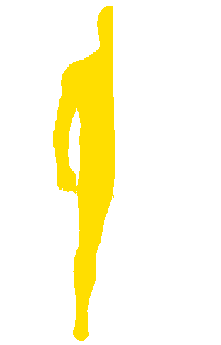 split left yellow